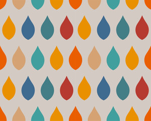 Colorful abstract geometric pattern. Autumn leaves colors.