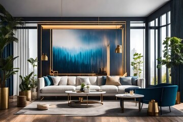 Obraz premium modern living room