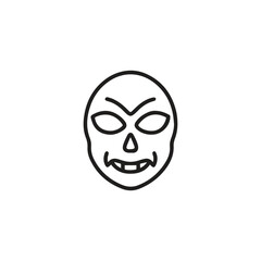 Dracula icon vector. Linear style sign for mobile concept and web design. Dracula  symbol illustration. Pixel vector graphics - Vector.	
