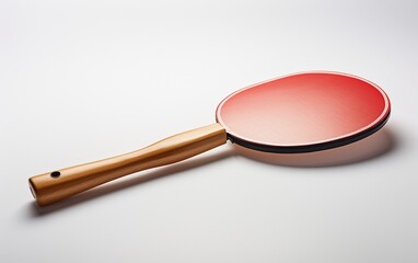 Table Tennis Racket Close-Up on Transparent Background
