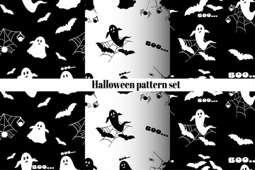 halloween seamless pattern. vector illustration