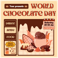 Chocolate Day Socials Media