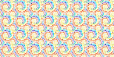 Pink Psychedelic Kaleidoscope. Seamless. Dyed