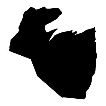 recommend clip art: Corozal District map, administrative division of Belize.