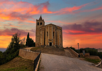 Chiesa Santa Maria Della Rocca Marche Italy