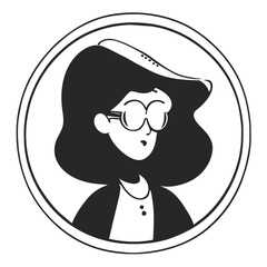 Fototapeta premium Icono empollona