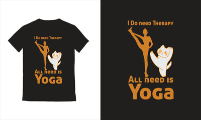 Vector Yoga Girls Vector yoga t-shirt design.