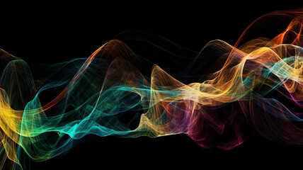 Beautiful Abstract Graphic Colors Wallpaper | AI Generate