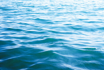 Blue sea water background texture