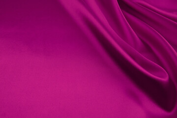 Pink satin or silk fabric as background