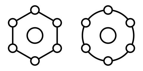 Antioxidant icon symbol simple design