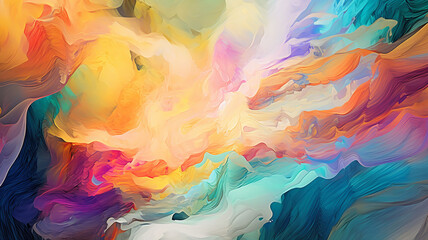 Beautiful Abstract Graphic Colors | AI Generate