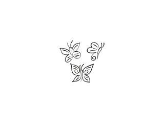 Obraz premium Bes5t collection butterfly design, vector and illustration