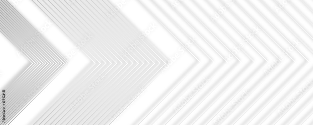 Wall mural grey hi-tech polygonal business corporate concept. white abstract background design white background