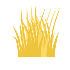 dry grass vector icon