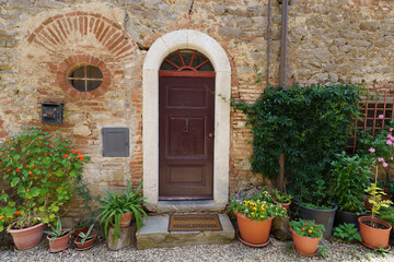 Fototapeta na wymiar Brolio, historic village in Chianti