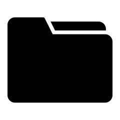 folder glyph icon