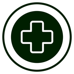 Obraz premium add glyph icon