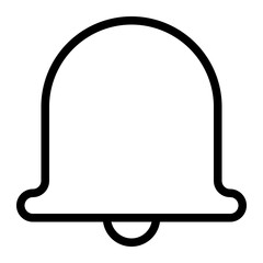 bell line icon