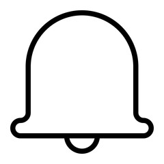 bell line icon