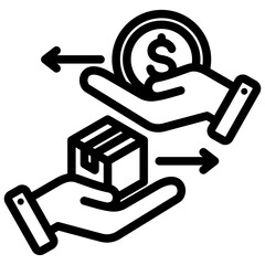 Direct Sales Outline Icon