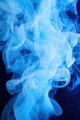 blue mystic smoke background design