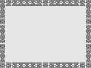 Border graphics on grey background for cover design, certificate design, project work, presentation, portrait frame, student record book, etc.