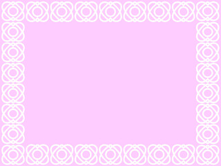 Border graphics on pink background for cover design, certificate design, project work, presentation, portrait frame, student record book, etc.