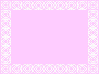 Border graphics on pink background for cover design, certificate design, project work, presentation, portrait frame, student record book, etc.