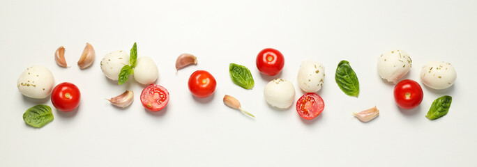 Mozzarella cheese, concept of tasty and delicious dairy products
