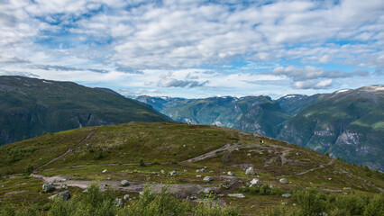 Fototapeta na wymiar Sognefjord, Mt. Prest, Norway