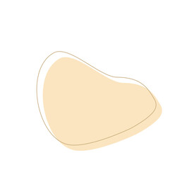 Organic blob shape element