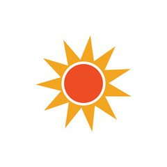 Sun Vector illustration Icon Logo Template design