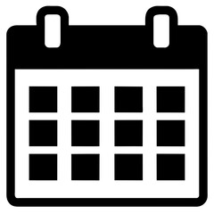 Scheduling simplified. Modern icons. Vector calendar icon. Organize time. Flat design elements for web and apps