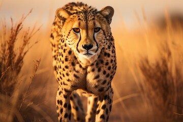wild cheetah. Generative AI