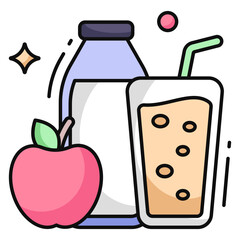 Modern design icon of healthy diet 