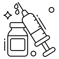 Premium download icon of vaccine 