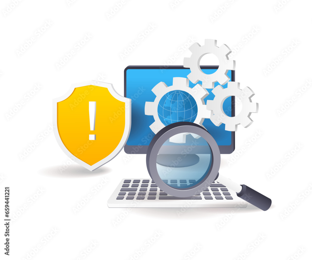 Poster Look for computer security system problems