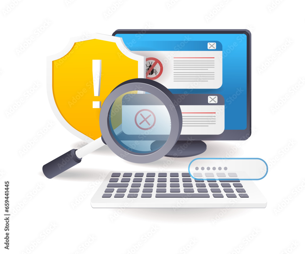 Poster Malware problem search system