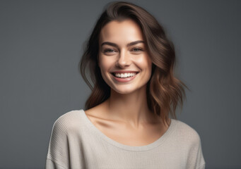 Fototapeta premium Portrait of a smiling woman