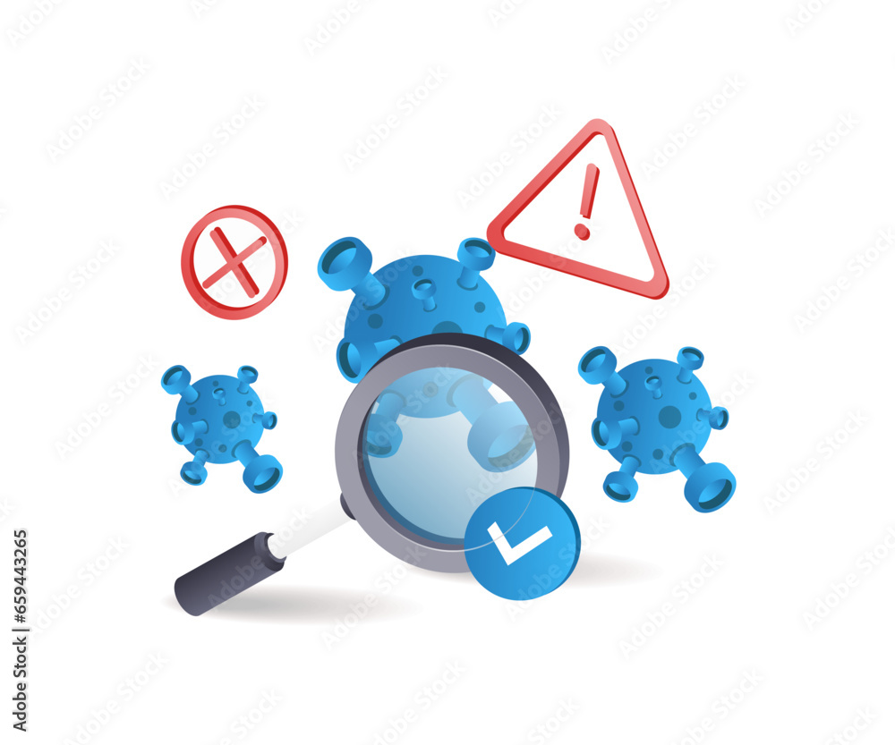 Aufkleber search for viruses with scan