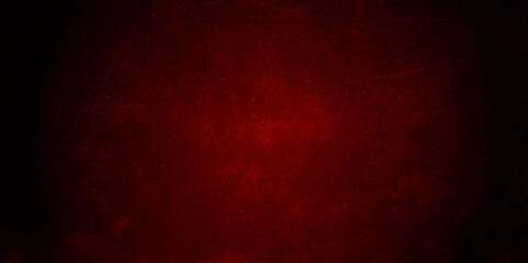 Abstract Red Grunge Wall Texture Background. Dark Edge Red Grunge. Vector 