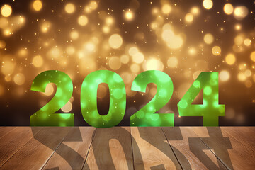 2024 - Chinese New Year Concept - obrazy, fototapety, plakaty