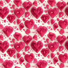 seamless background with hearts