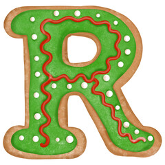 Gingerbread alphabet 