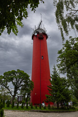 Lighthouse in Krynica Morska, Vistula Spit, northern Poland