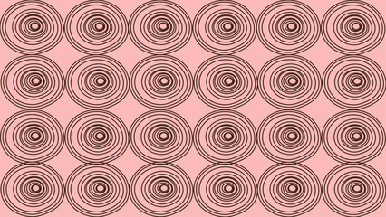 seamless pattern with pink circles