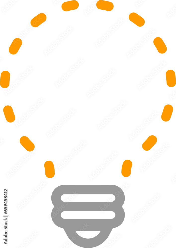 Poster light bulb icon vector. llightbulb idea logo concept. lamp electricity icons web design element. led