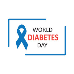 World Diabetes day is observed every year on November 14, Create Awareness & Fight Diabetes,Vector illustration..eps