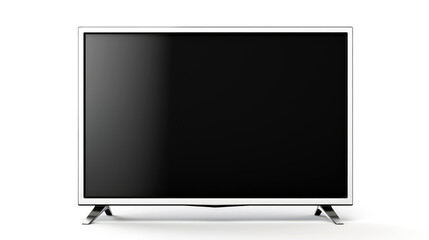Commercial photo of tv screen without logo , mock up of tv